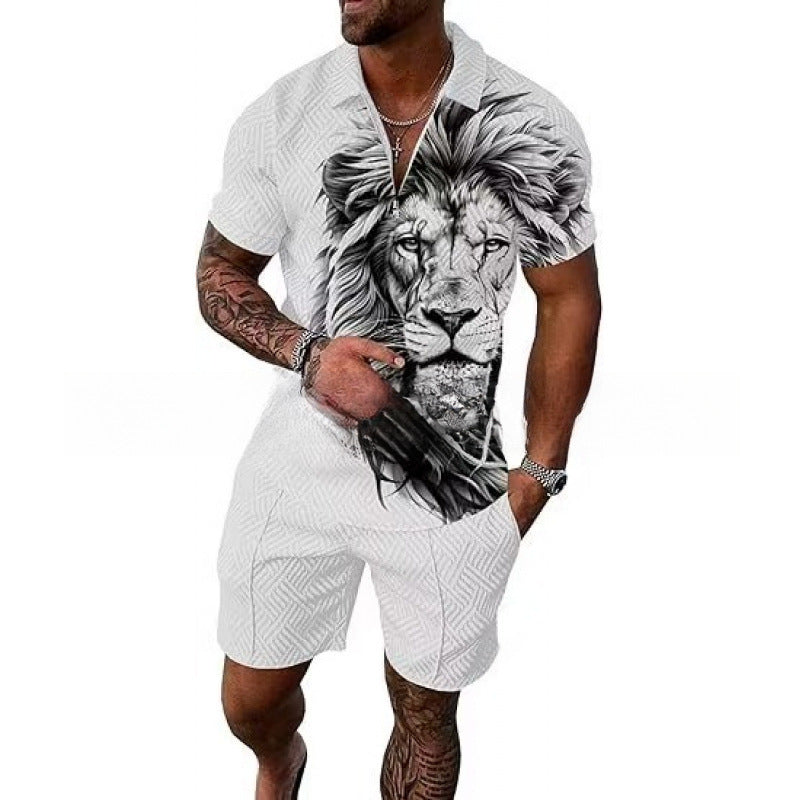 Conjunto de Polo con Cierre y Shorts